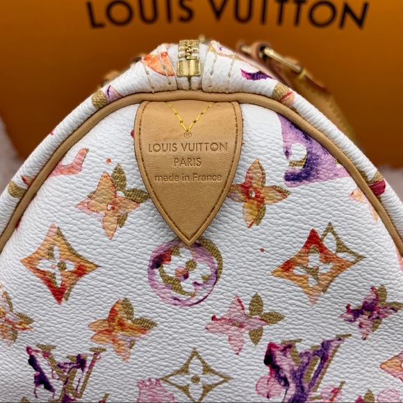 ❌SOLD❌ Louis Vuitton watercolor speedy 35 bag - Picture 9 of 15